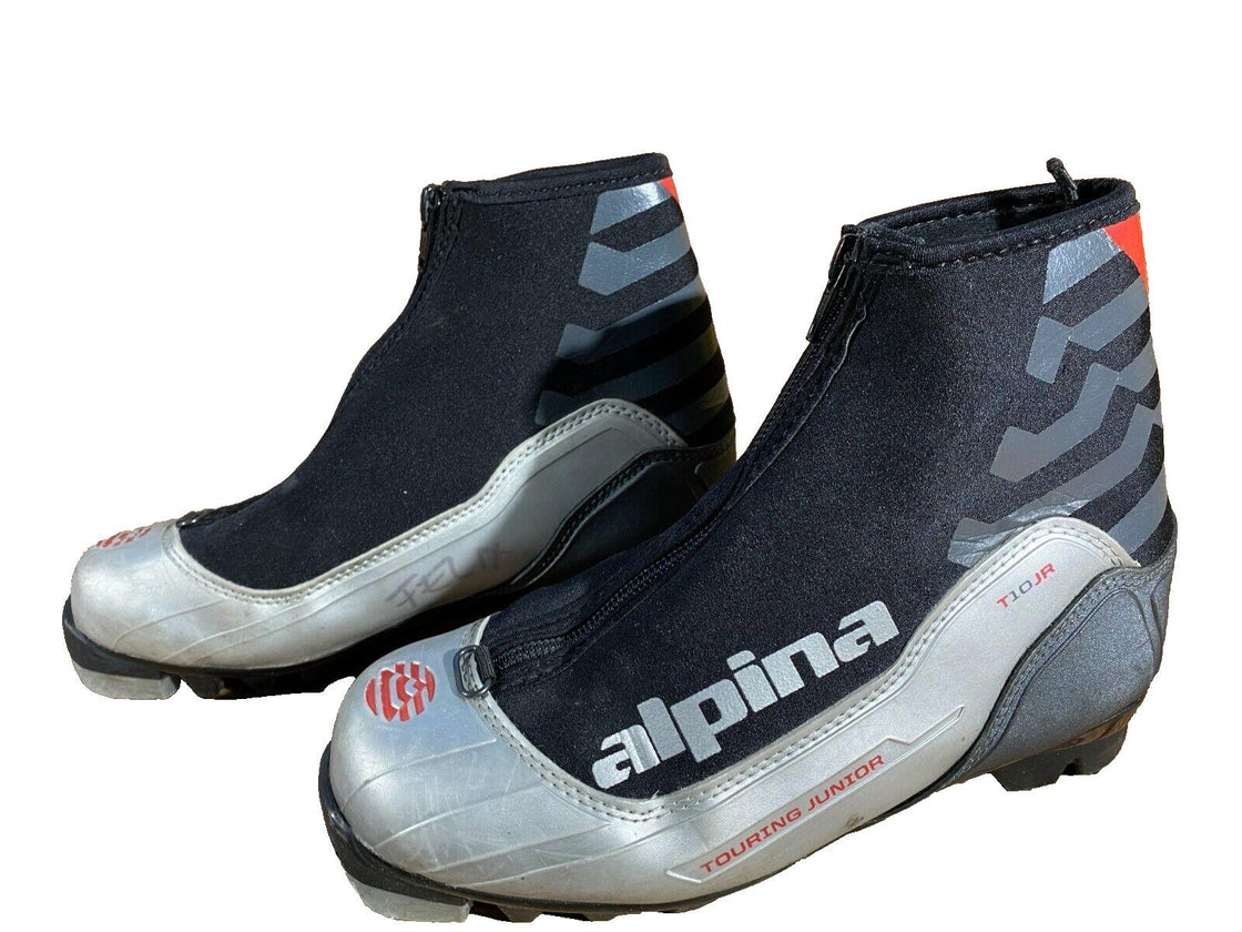 Alpina T10 jr Nordic Cross Country Ski Boots Size EU36 US4.5 NNN 1028