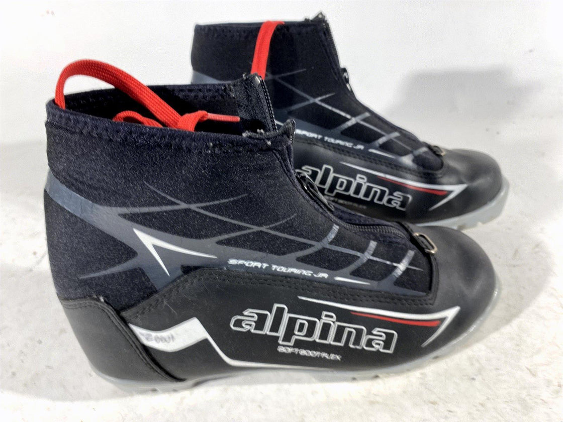 Alpina Sport JR Nordic Cross Country Classic Ski Boots Size EU36 US4.5 NNN 224