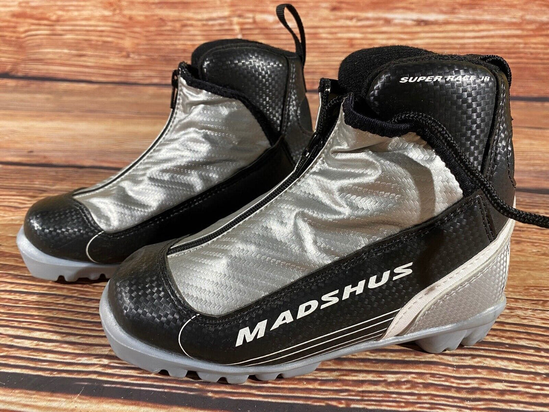 Madshus Super Line Kids Nordic Cross Country Ski Boots Size EU33 US1.5 NNN M270