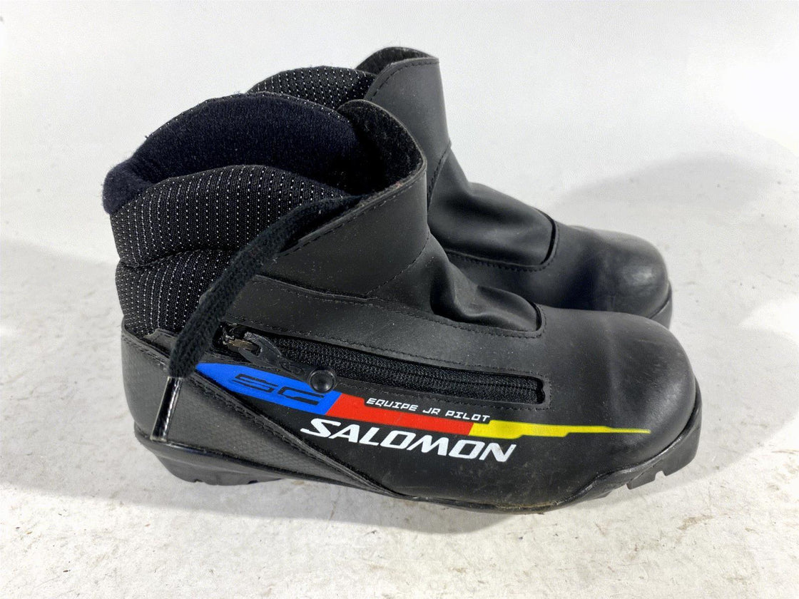 Salomon Equipe Jr Nord Cross Country Ski Boots Size EU35.5 US3.5 SNS Profil 243