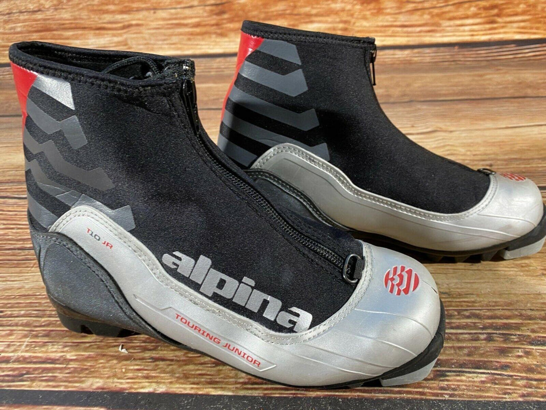 Alpina T10 Jr Touring Nordic Cross Country Ski Boots Size EU36 US4.5 for NNN 938