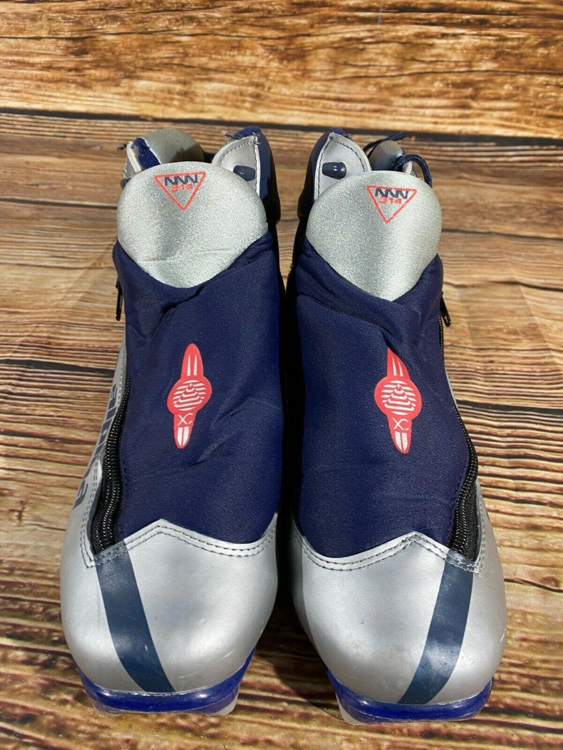 Alpina 314 Nordic Cross Country Ski Boots Size EU41 US8 NNN bindings 871