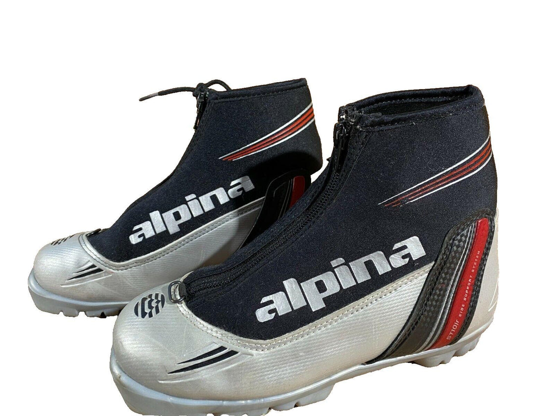 Alpina ST10 Jr Nordic Cross Country Ski Boots Size EU36 US4.5 for NNN 1018