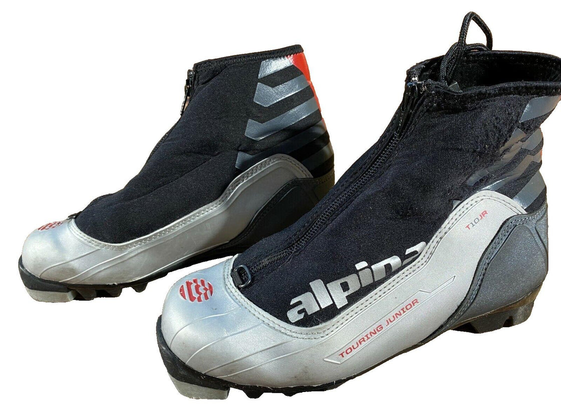 Alpina T10 Jr Touring Nordic Cross Country Ski Boots Size EU36 US4.5 NNN 2901