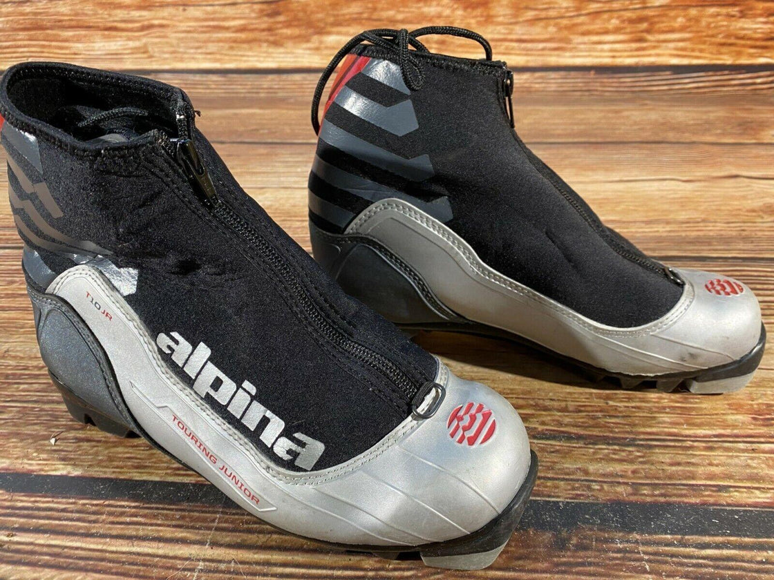 Alpina T10 Jr Touring Nordic Cross Country Ski Boots Size EU36 US4.5 NNN 2901