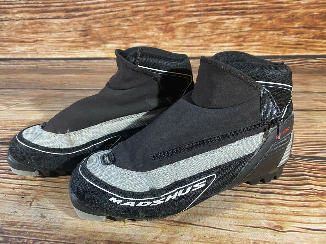 Madshus CT100 Nordic Cross Country Ski Boots Size EU38 US5.5 NNN bindings 2631