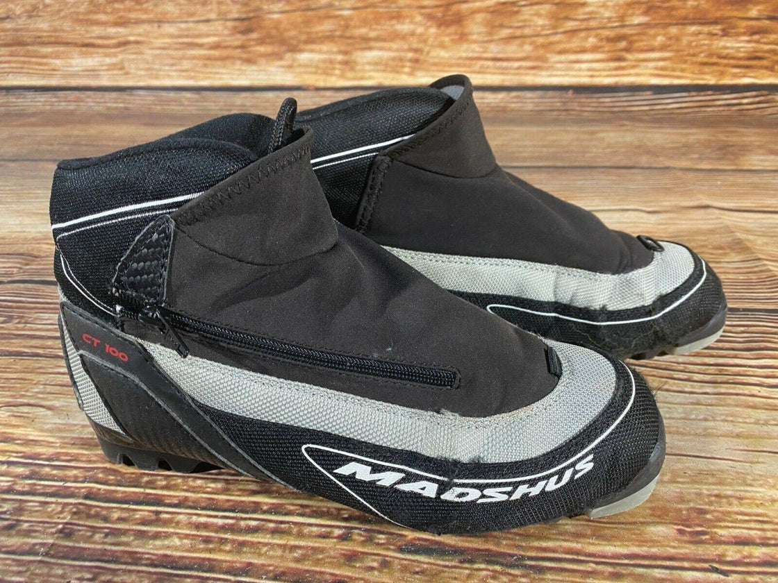 Madshus CT100 Nordic Cross Country Ski Boots Size EU38 US5.5 NNN bindings 2631