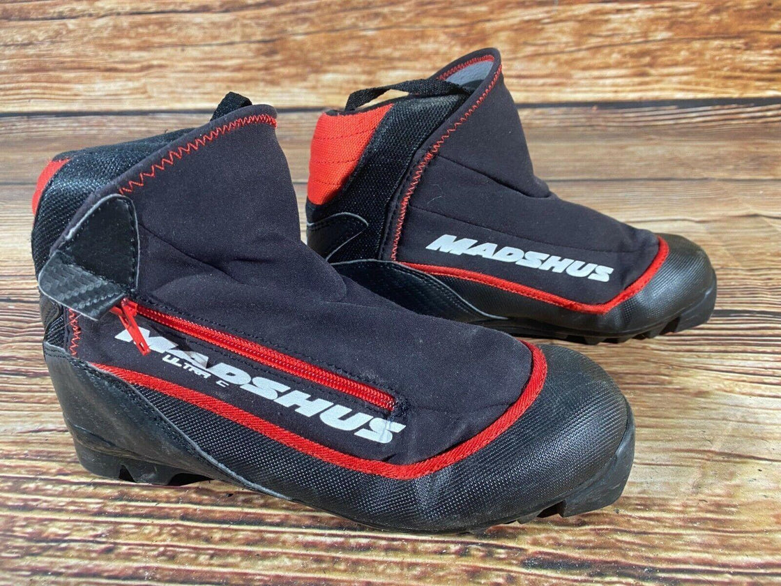 Madshus Ultra C Nordic Cross Country Ski Boots Size EU37 US4.5 NNN bindings 2593