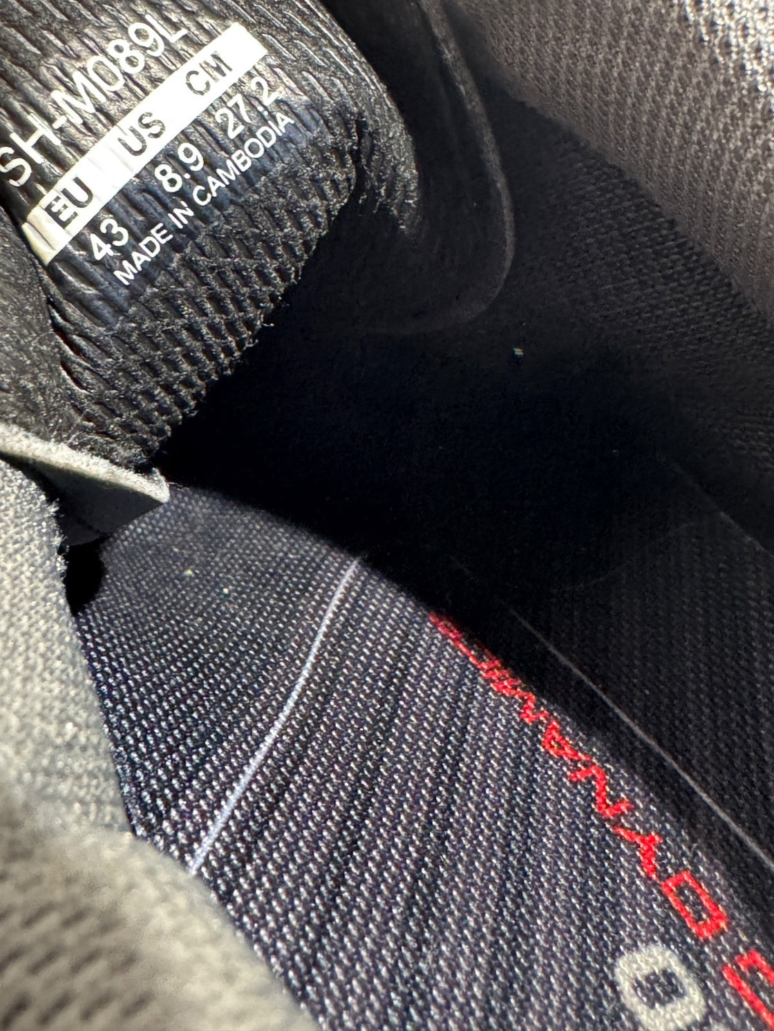 SHIMANO M089 Cycling MTB Shoes Mountain Bike EU43 US8.9 UK8 Mondo 272 cs 1298