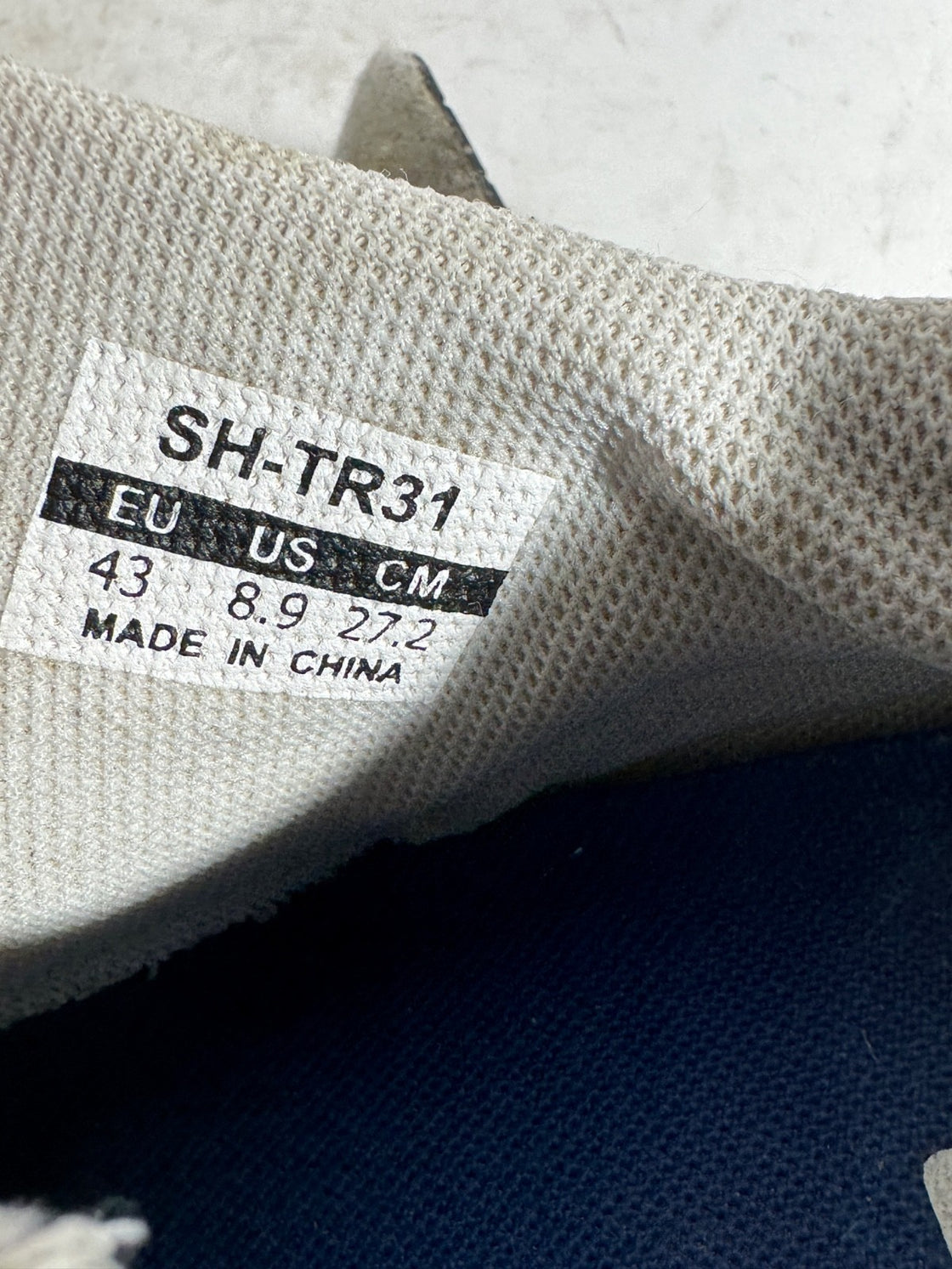 SHIMANO TR31 Triathlon Road Cycling Shoes EU43 US8.9 UK8 Mondo 272 cs 1312