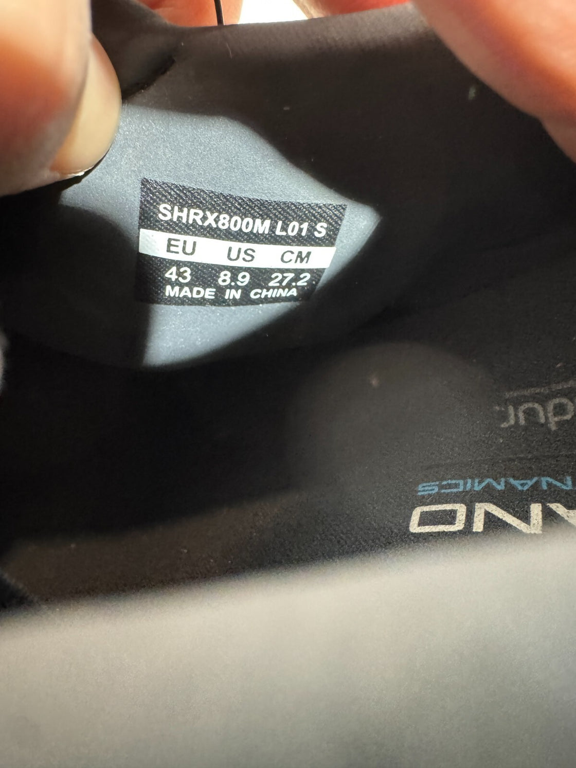 SHIMANO RX8 Carbon Cycling MTB Shoes Size EU43 US8.9 UK8 Mondo 272 mm cs674