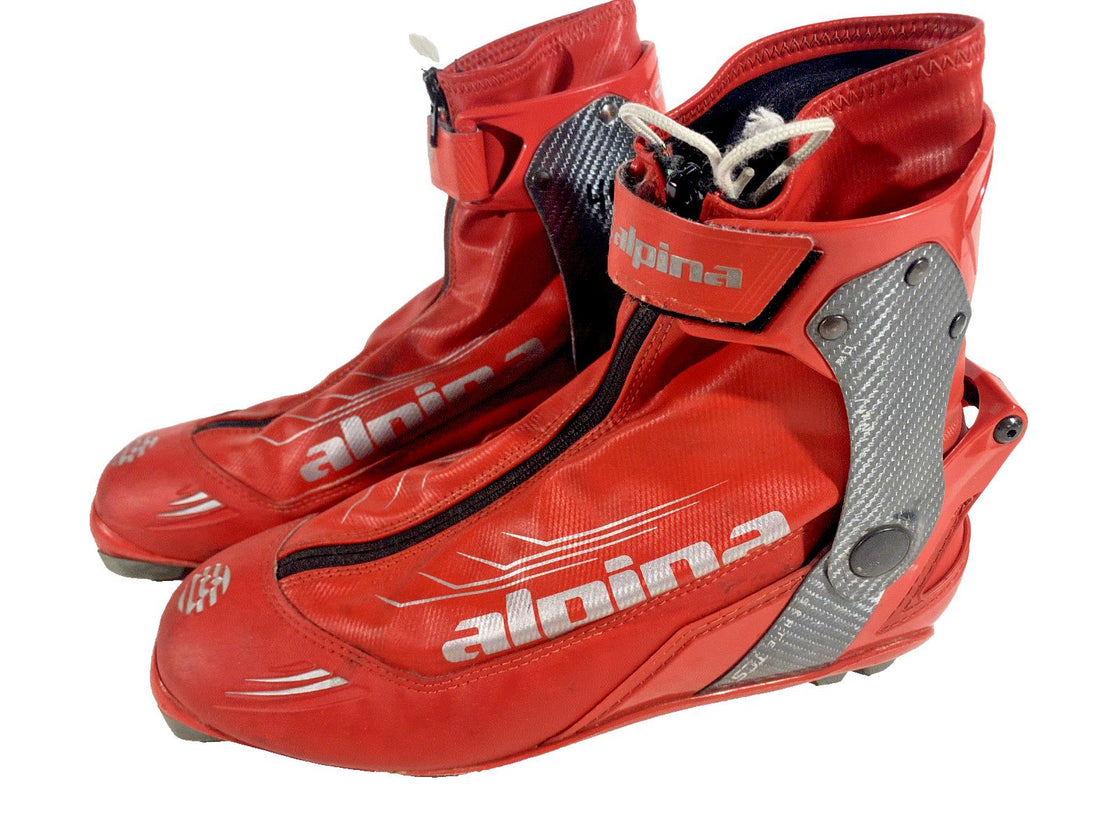 Alpina Skate Titan Nordic Cross Country Ski Boots Size EU44 US10.5 for NNN 3216