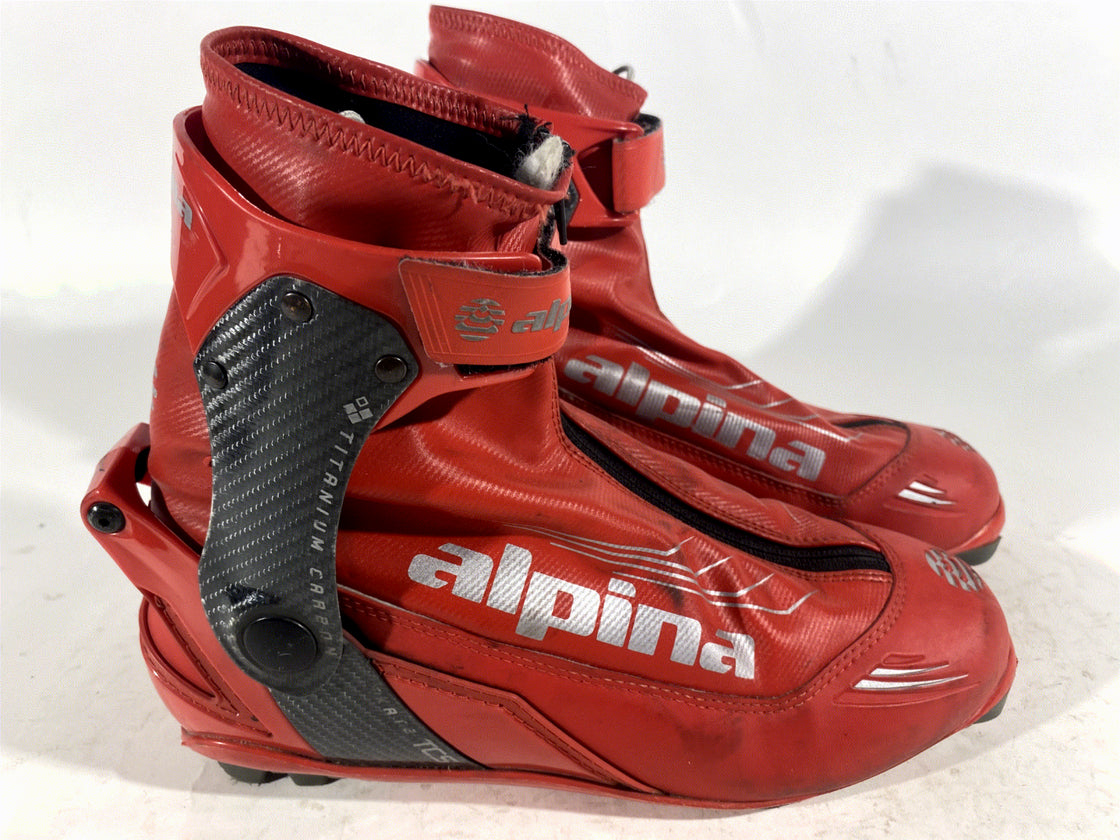 Alpina Skate Titan Nordic Cross Country Ski Boots Size EU44 US10.5 for NNN 3216