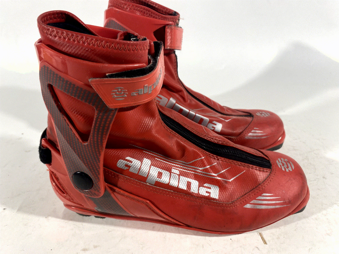 Alpina RJ Skate Nordic Cross Country Ski Boots Size EU42 US9 for NNN 3218