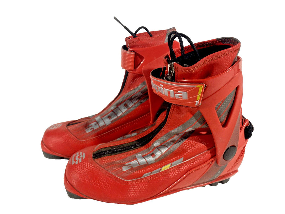 Alpina RJ Skate Cross Country Nordic Ski Boots Size EU37 US5 NNN 3219