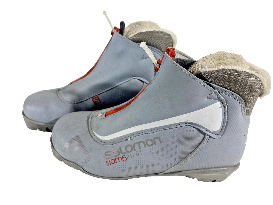 SALOMON Classic Nordic Cross Country Ski Boots Size EU36 US5 SNS Pilot 3232
