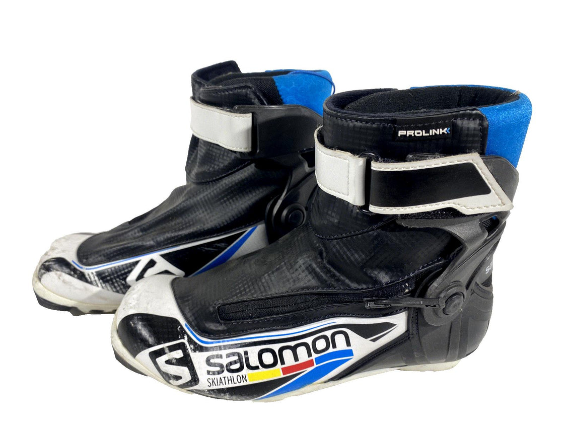 Salomon Skiathlon Nordic Cross Country Ski Boots NNN EU37 1/3  US5 Prolink 1179