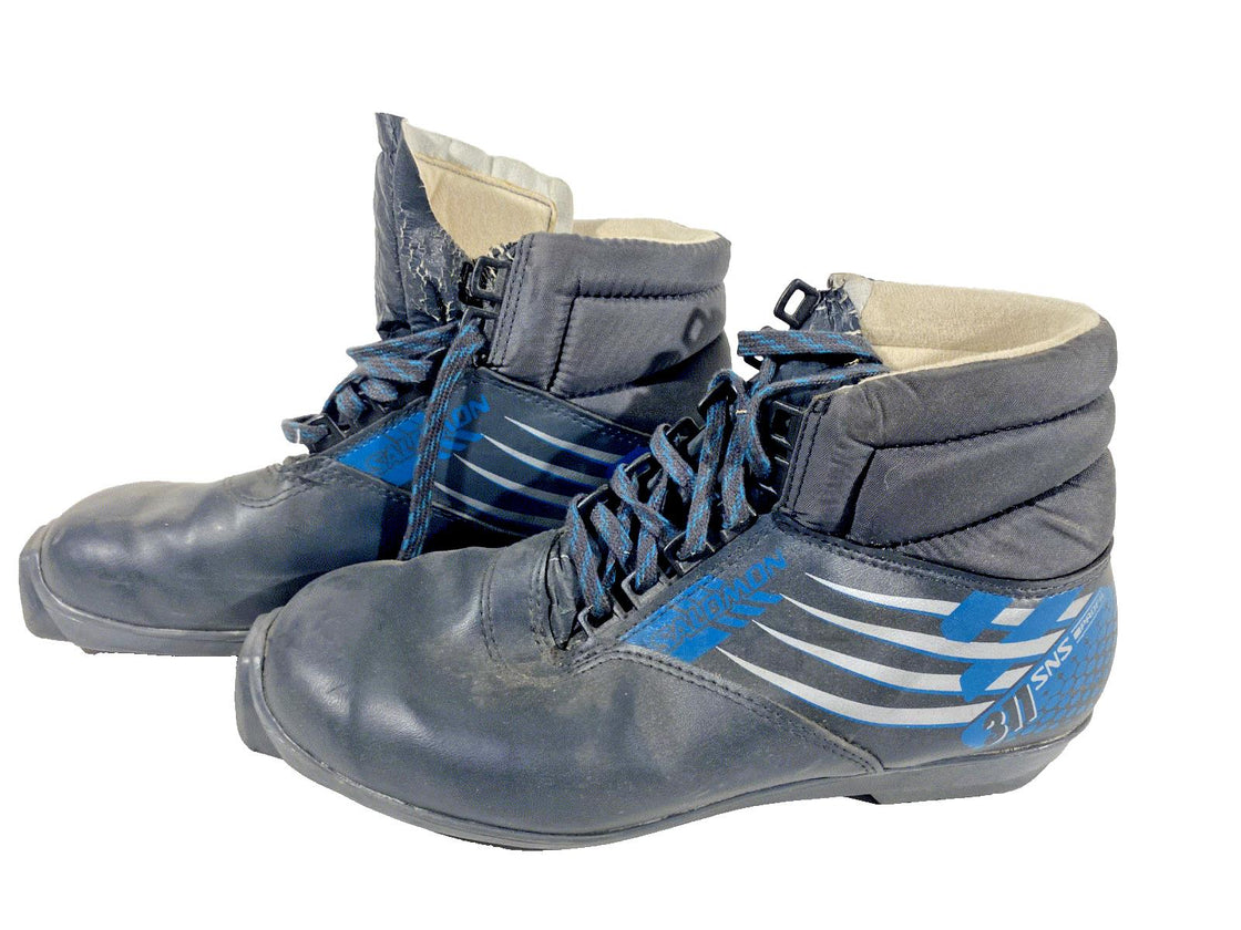 Salomon Classic Nordic Cross Country Ski Boots Size EU44 US10 SNS Profil 1387