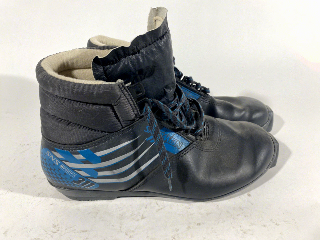 Salomon Classic Nordic Cross Country Ski Boots Size EU44 US10 SNS Profil 1387