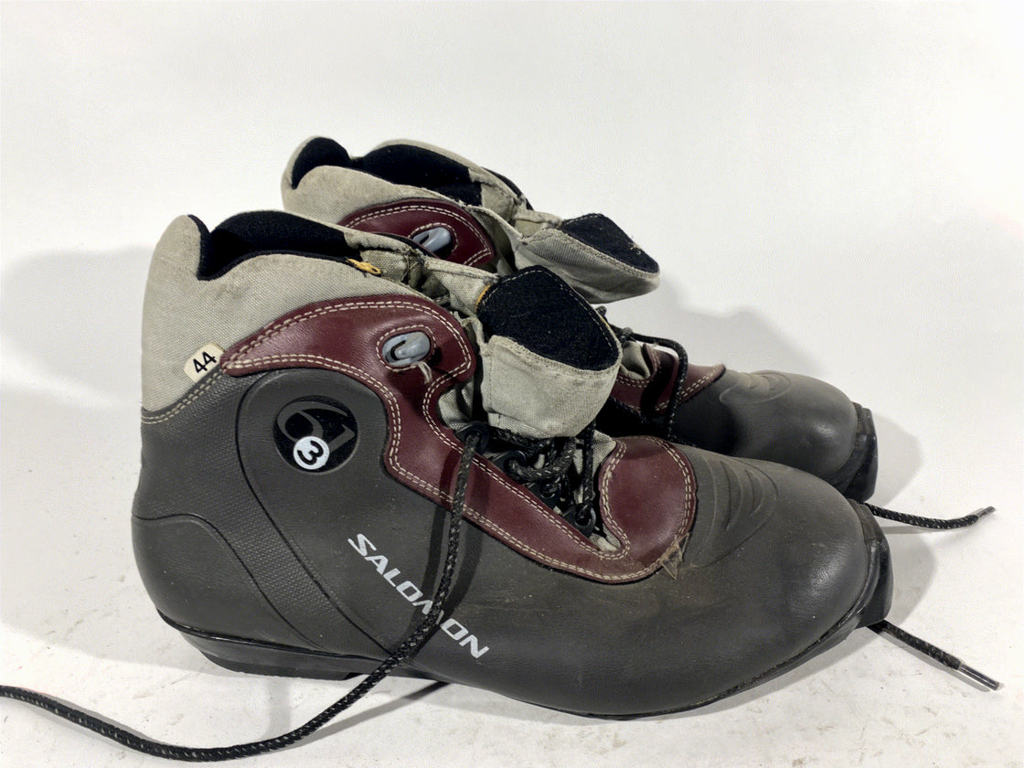 Salomon Classic Nordic Cross Country Ski Boots Size EU44 US10 SNS Profil 1388