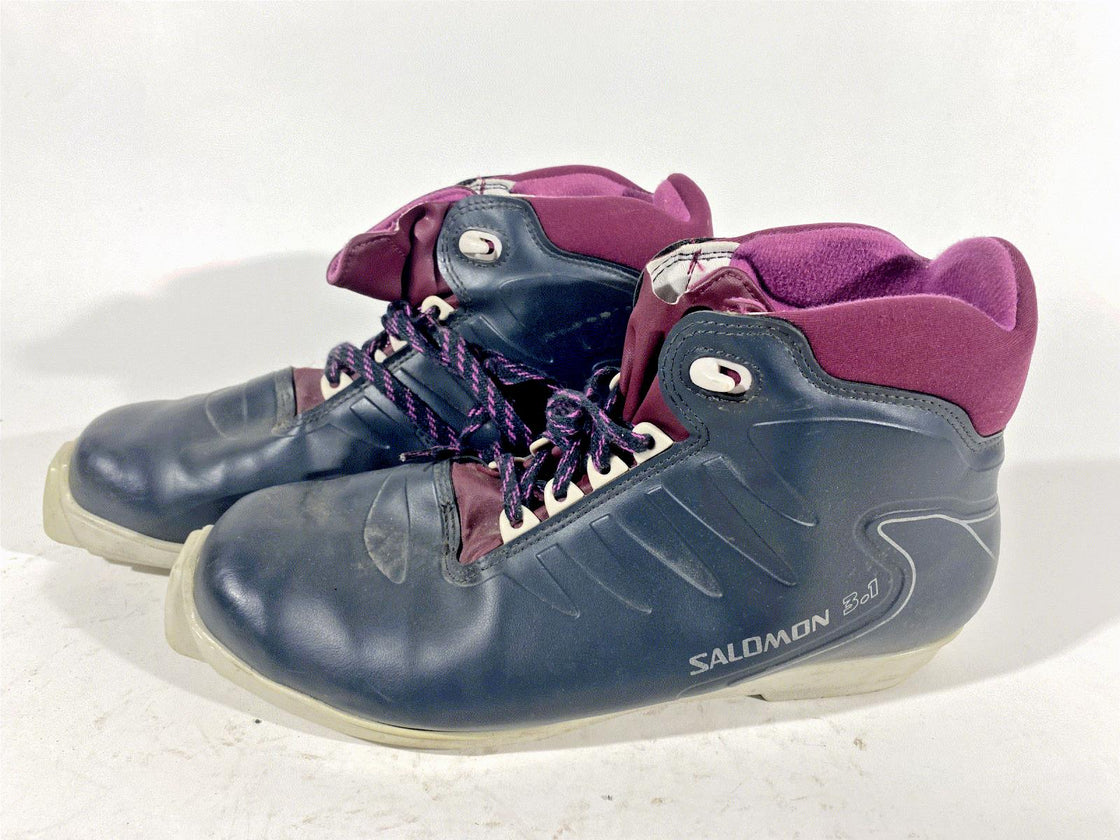 Salomon Classic Nordic Cross Country Ski Boots Size EU46 US12 SNS Profil 1389