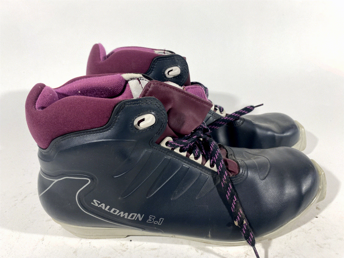 Salomon Classic Nordic Cross Country Ski Boots Size EU46 US12 SNS Profil 1389