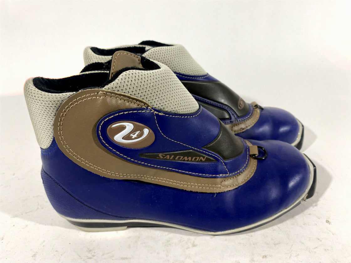 SALOMON Classic Nordic Cross Country Ski Boots Size EU39 SNS Profil 1390