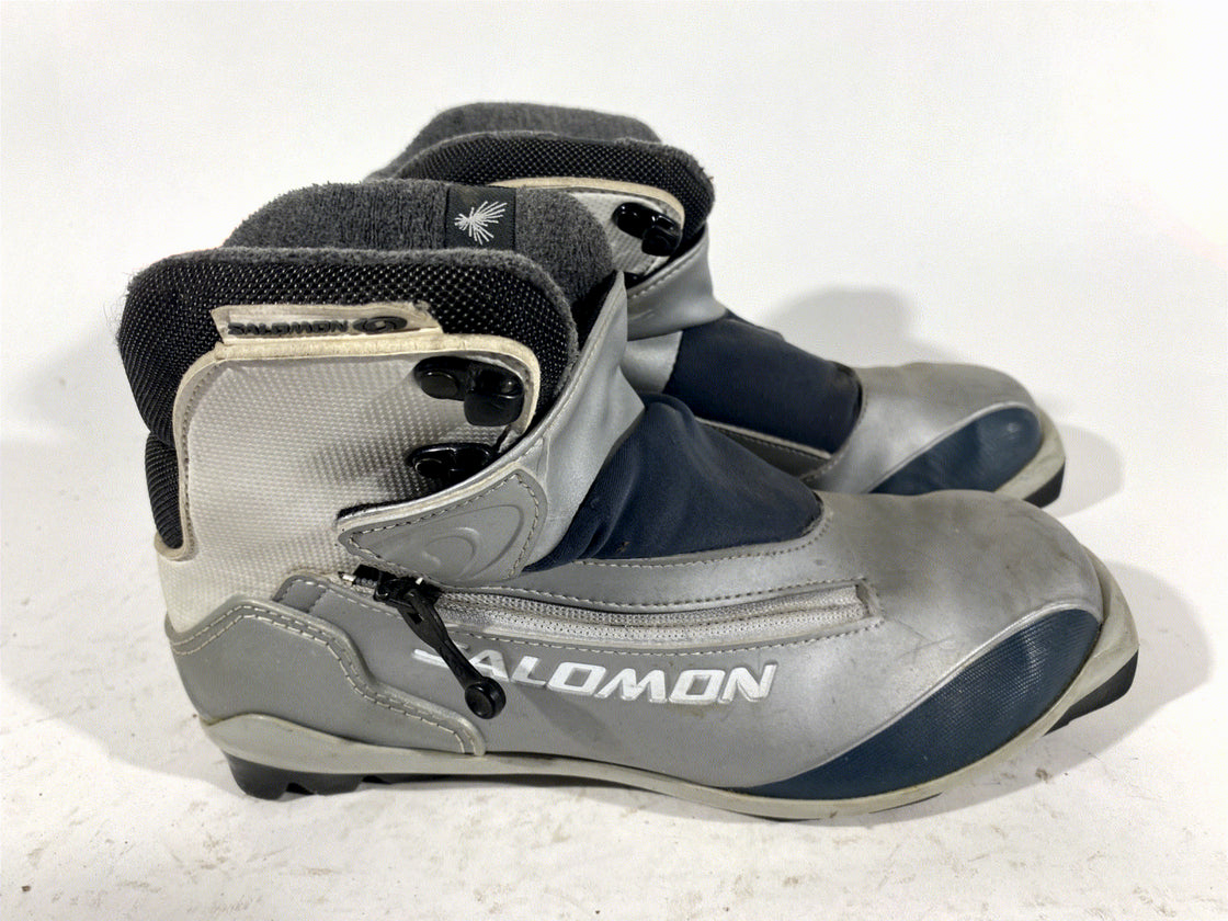 SALOMON Classic Nordic Cross Country Ski Boots Size EU38 2/3 US7 SNS Profil 1393