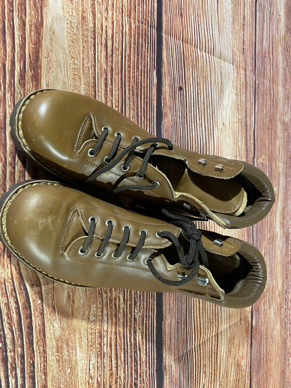 DAVOS Hiking Boots Trekking Trails Leather Shoes Unisex Size EU44 US10 UK9 KL186