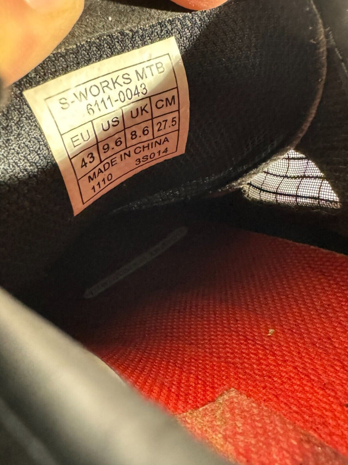 SPECIALIZED S-Works Cycling MTB Shoes Bike Boots EU43 US9.6 Mondo 273 cs221