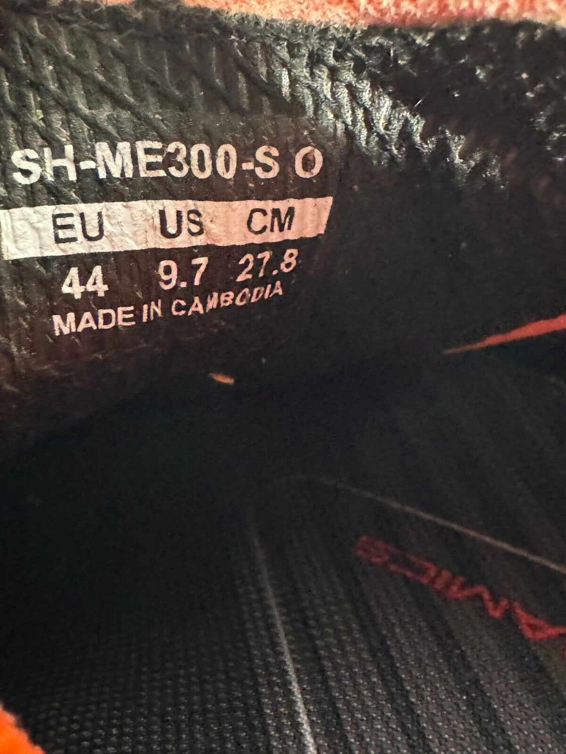 SHIMANO Me3 Cycling MTB Shoes Mountain Bike EU44 US9.7 Mondo 278 cs311