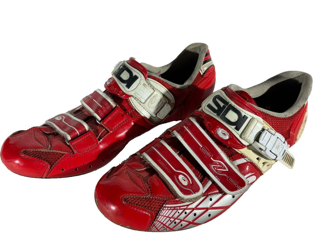 SIDI Carbon Cycling Road Shoes EU42 US8 UK7 Mondo 255 cs565