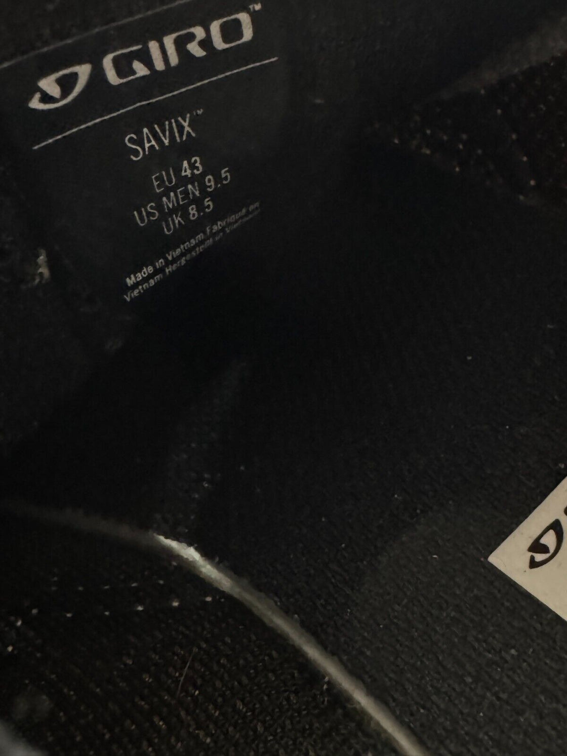 GIRO Savix Boa Cycling Road Shoes EU43 US9.5 Mondo 265 cs495