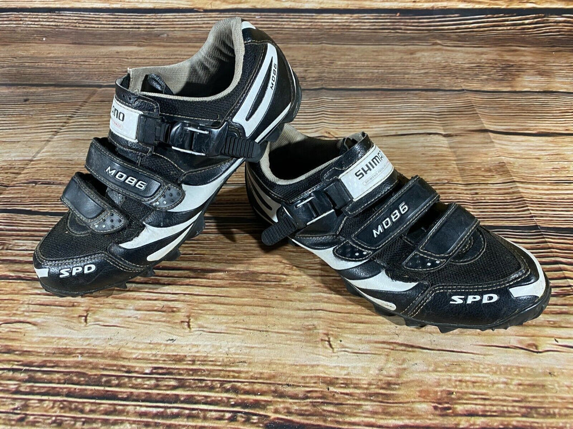SHIMANO M086 Cycling MTB Shoes Mountain Biking Boots Size EU42 with SPD  cs1149