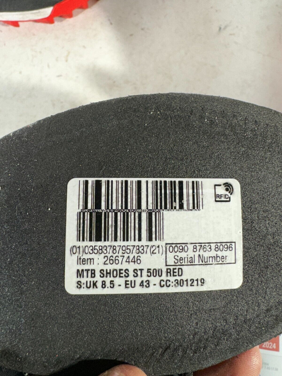 ROCKRIDER Cycling MTB Shoes Biking Boots EU43 US9.5 Mondo 277 cs172