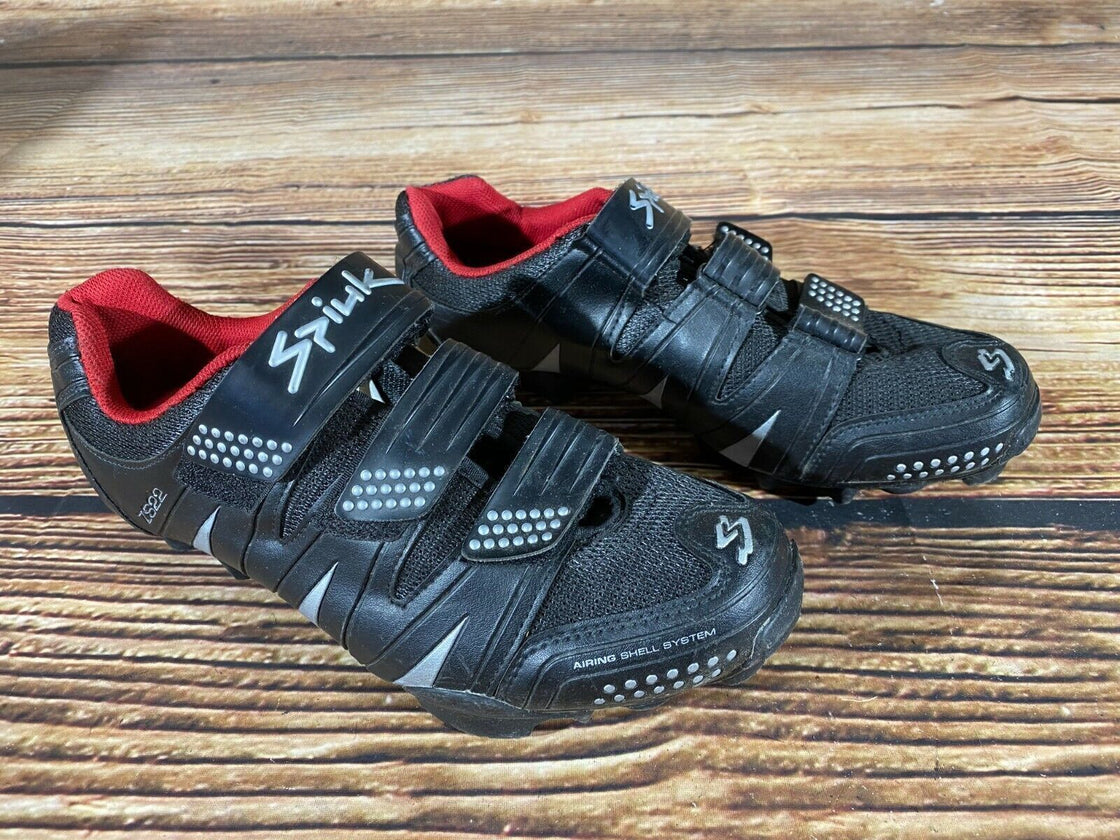 SPIUK Cycling MTB Shoes Mountain Biking Boots Size EU43 With Cleats cs1074