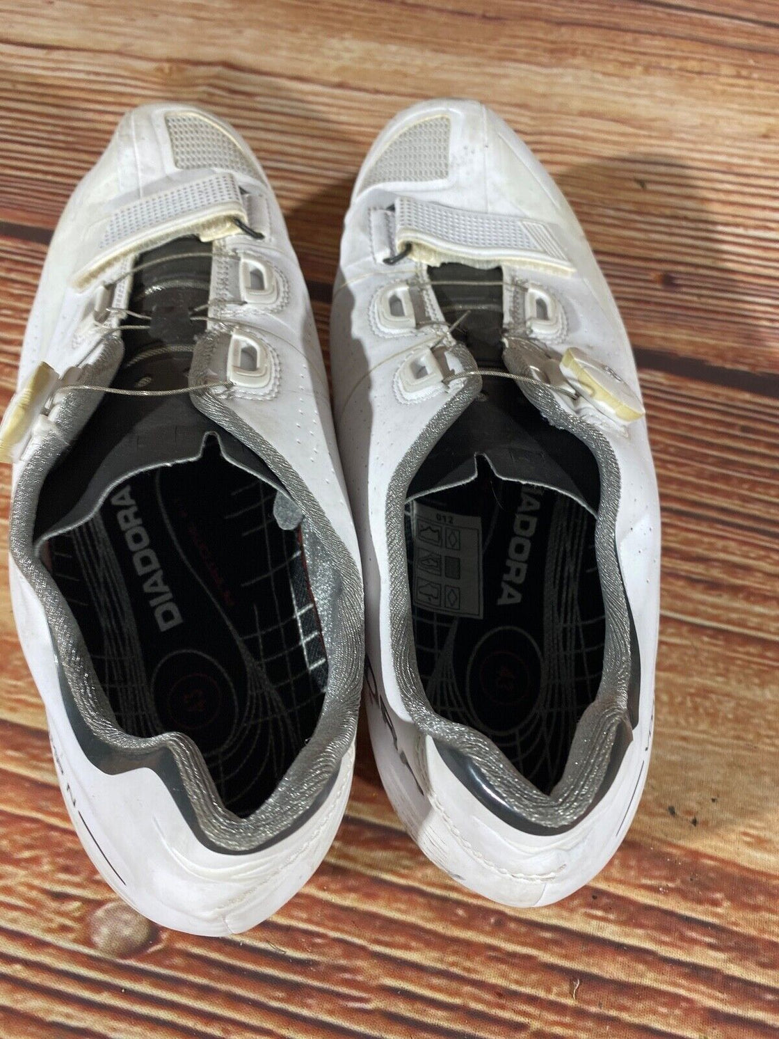 DIADORA Vortex Comp BOA Carbon Road Cycling Shoes EU43 US9.5 Mondo 270 cs832