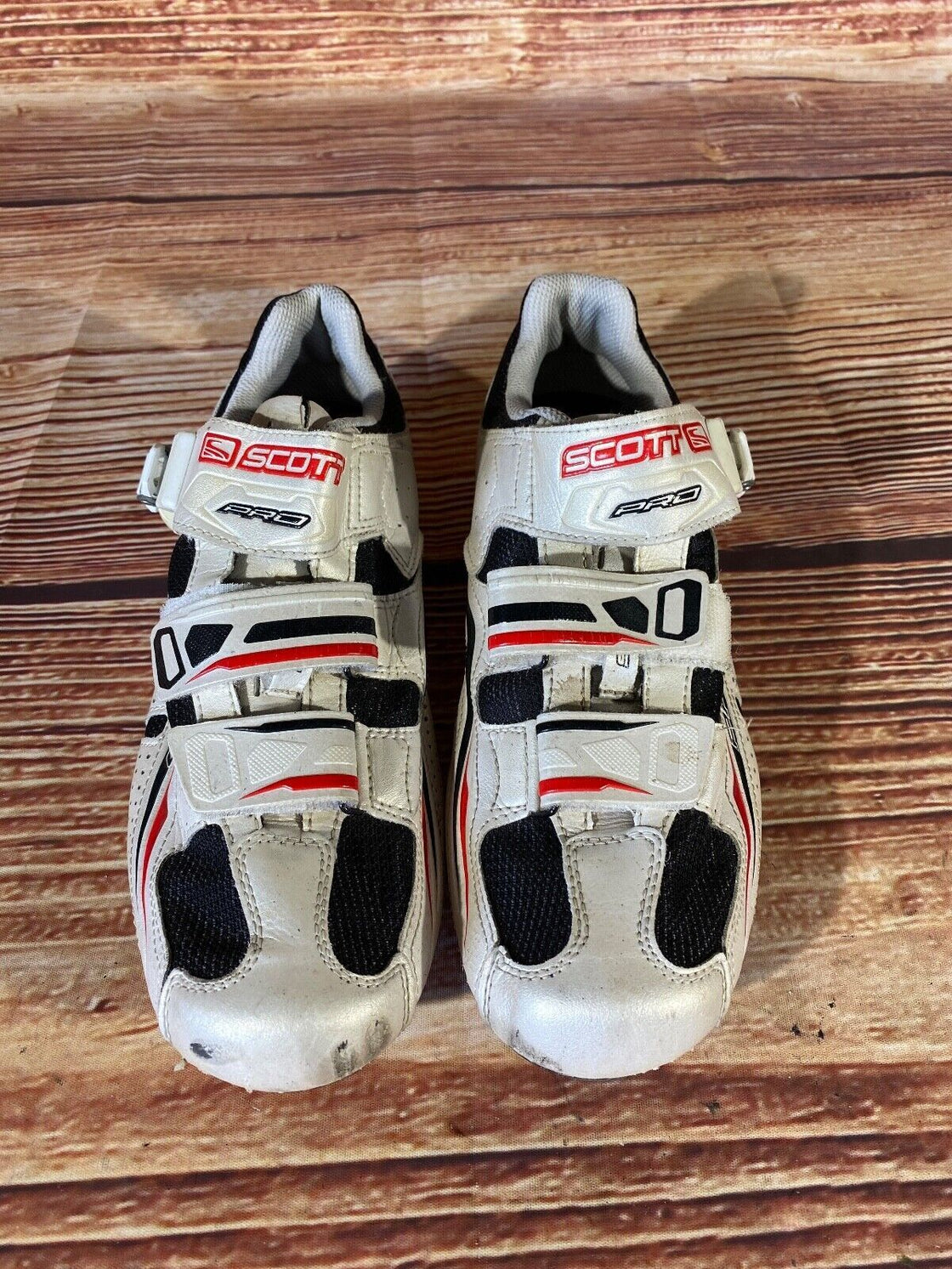SCOTT Pro Carbon Road Cycling Shoes 3 Bolts Size EU42  US8.5 Mondo 272 cs754