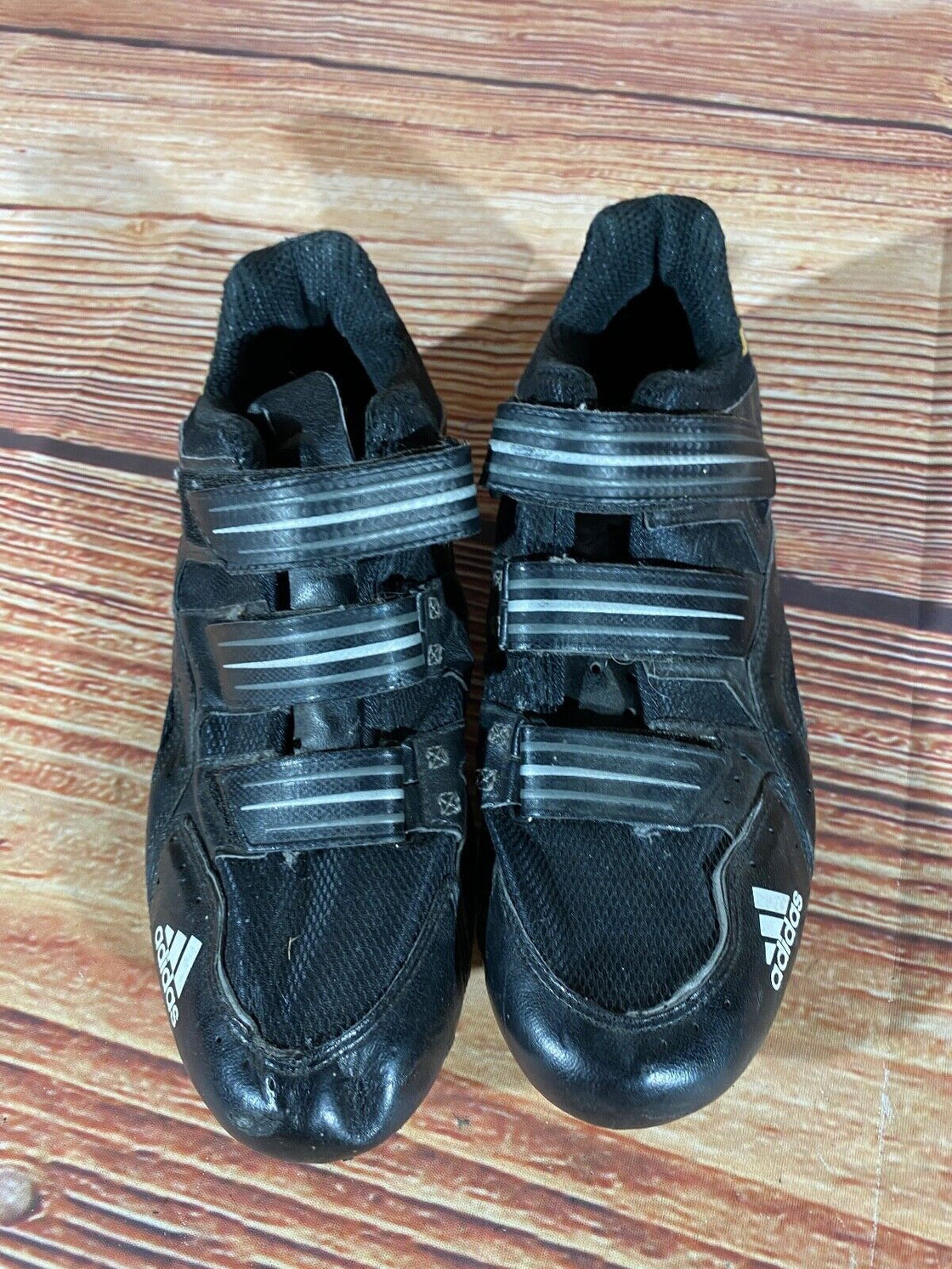 Adidas Road Cycling Shoes 3 Bolts Size EU44 2/3  US10.5 Mondo 285 cs774 Used