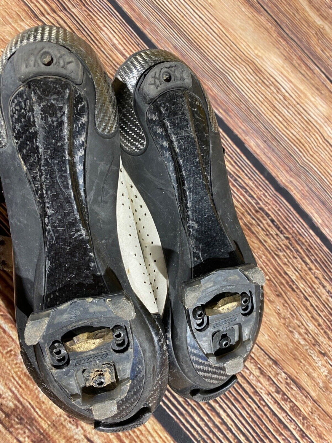 FIZIK Carbon Road Cycling Shoes Biking EU44 US10.5 Mondo 280 Time Cleats cs796