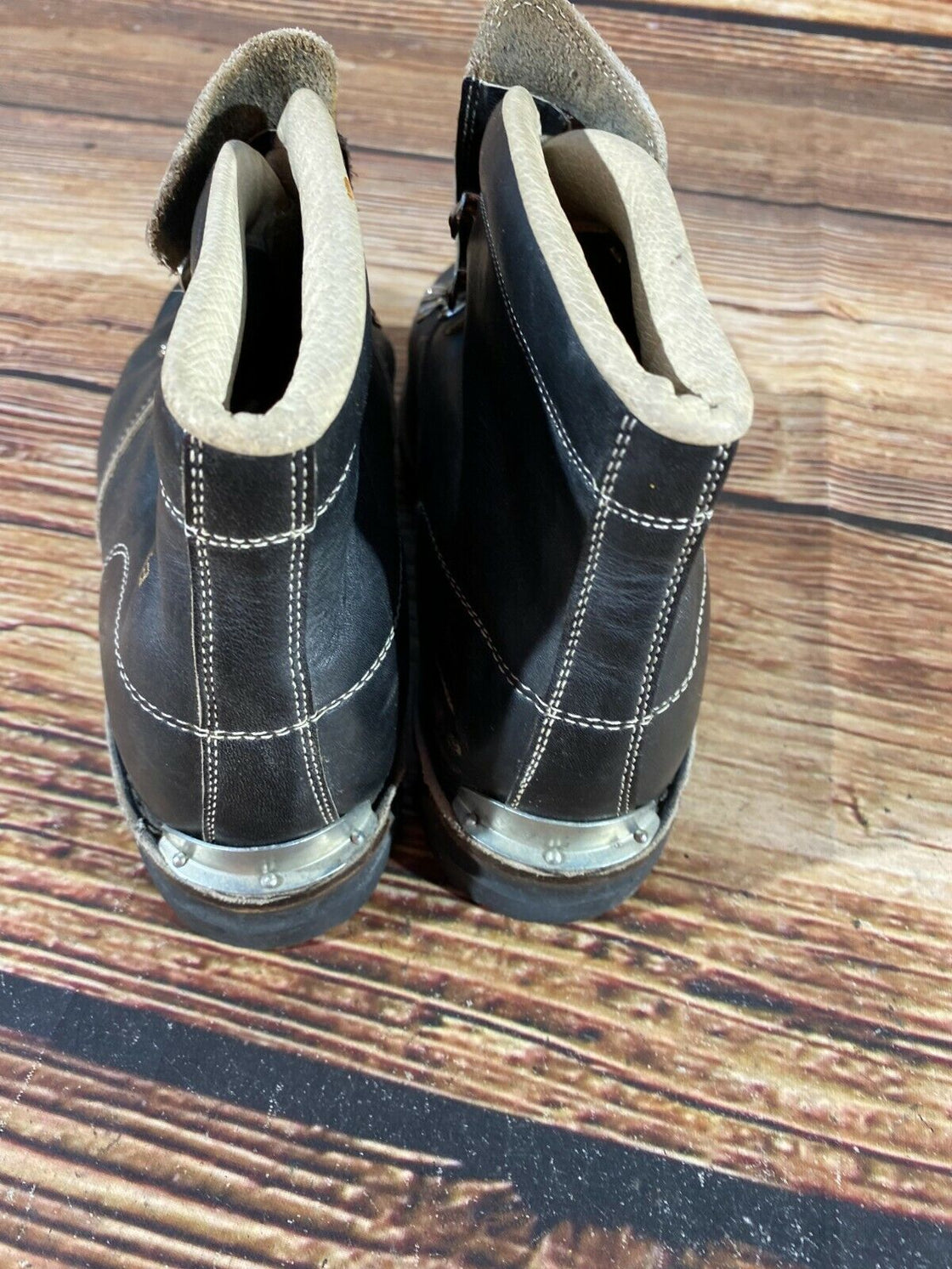 SCANDINAVIA SKO Vintage Alpine Ski Boots EU42 US8.5 Mondo 268 Cable Binding KL86