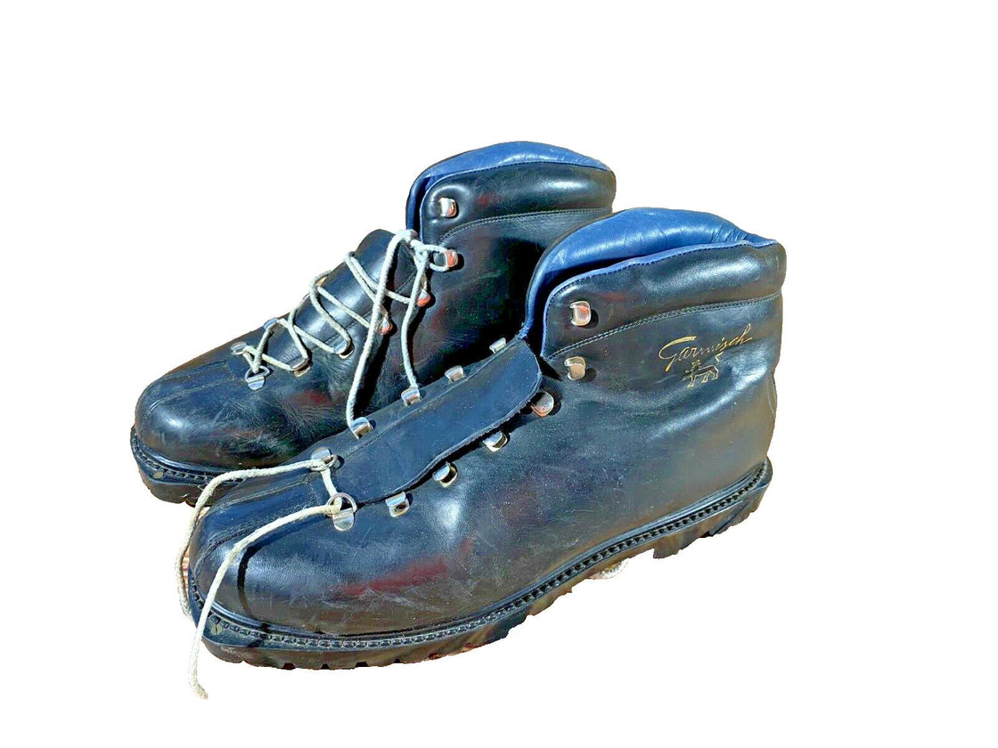 GARMISCH Vintage Alpine Ski Boots EU43 US9 Austria Mondo 278 Cable Binding KL89