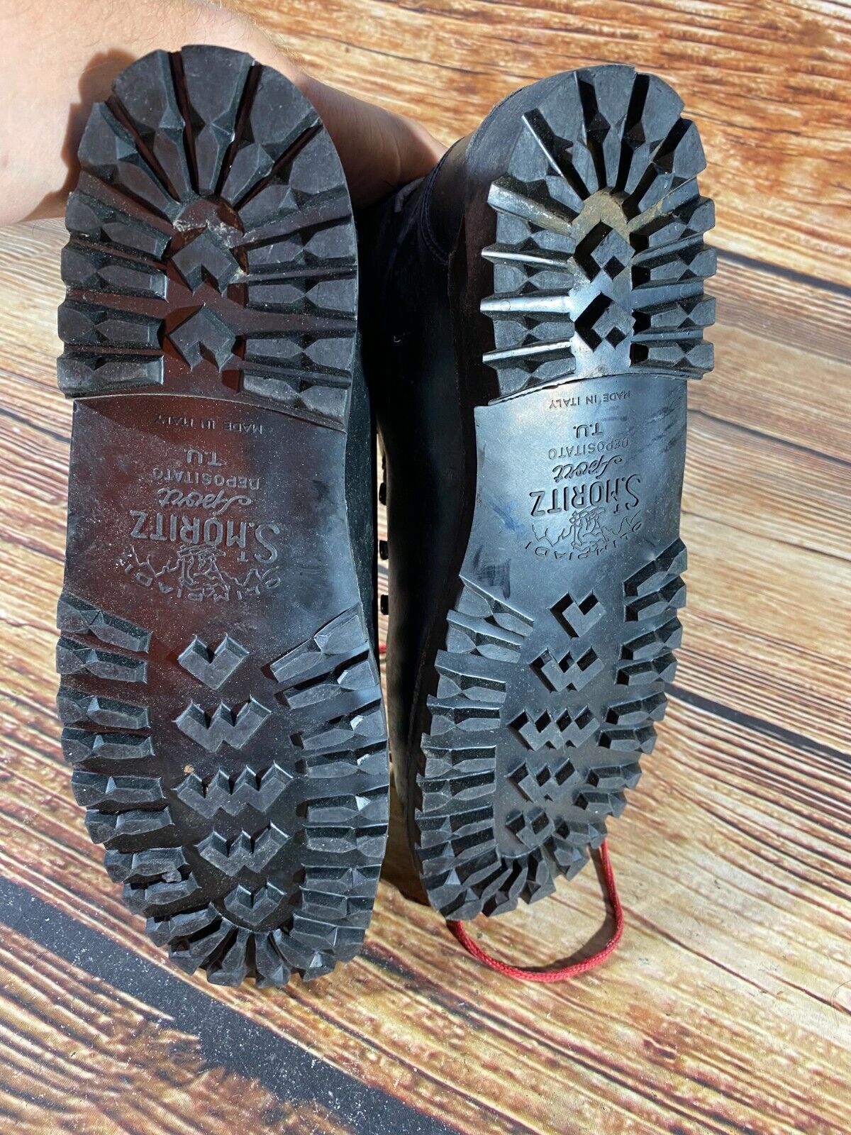 Leather OLIMPIADI Leather Alpine Ski Boots EU 41 US 7.5 Vintage KL97