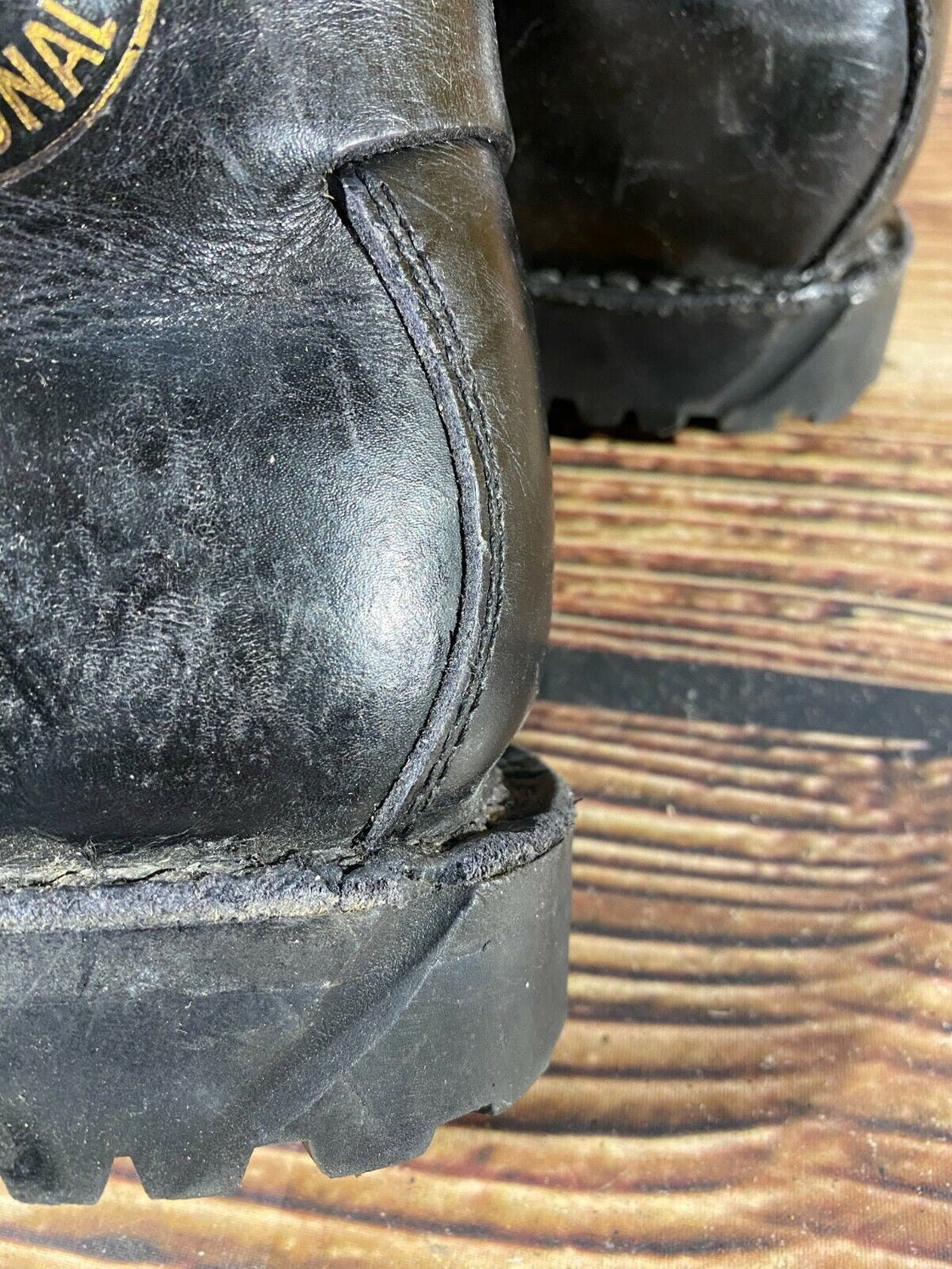 DACHSTEIN Leather Vintage Alpine Ski Boots EU42 US8.5 Cable Binding KL107