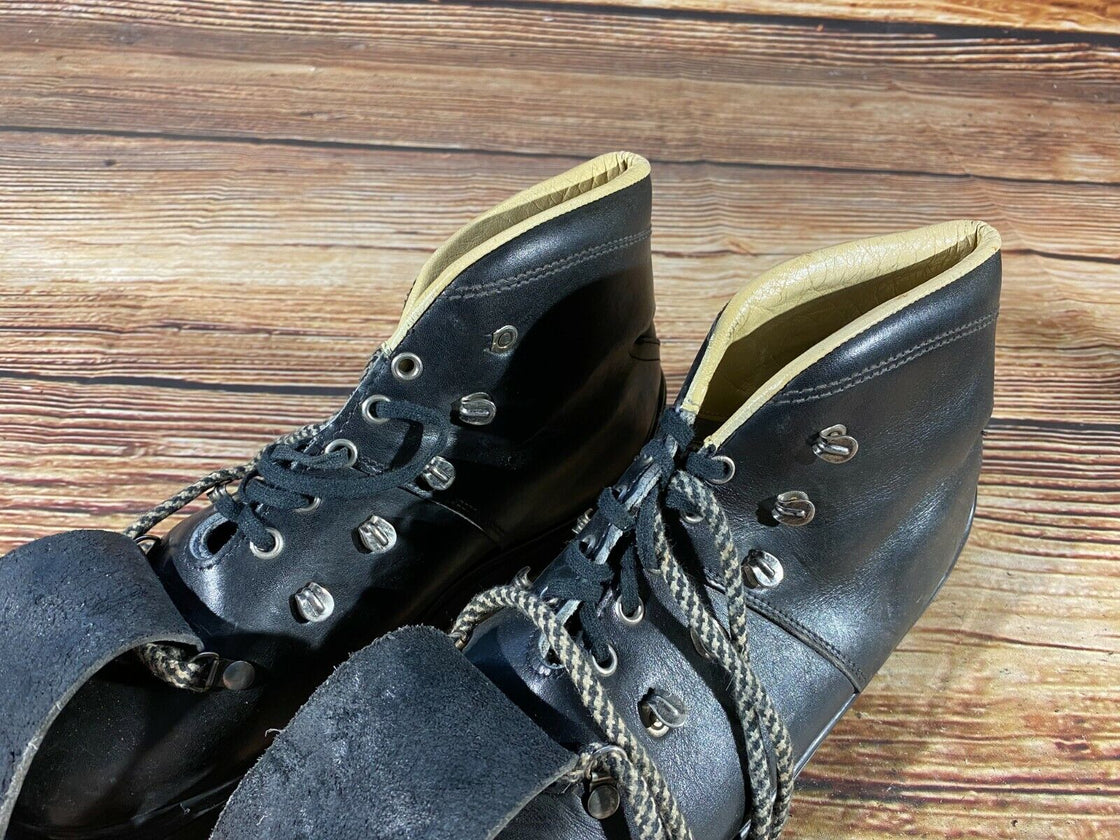 Vintage Alpine Ski Boots Cable Bindings Size EU41 US7.5 UK6.5 Mondo 255 KL111