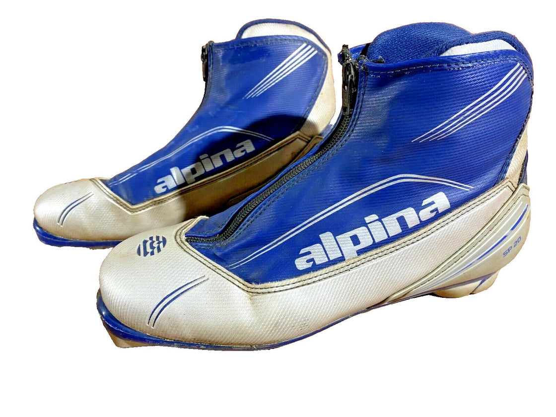 Alpina SP20 Nordic Cross Country Ski Boots Size EU42 US9 for NNN 2895