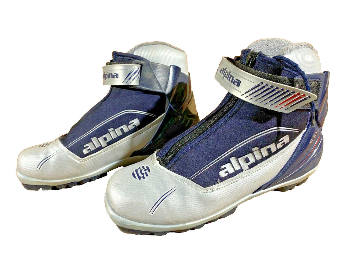 Alpina ST30L Nordic Cross Country Ski Boots Size EU39 US7 for NNN 2474