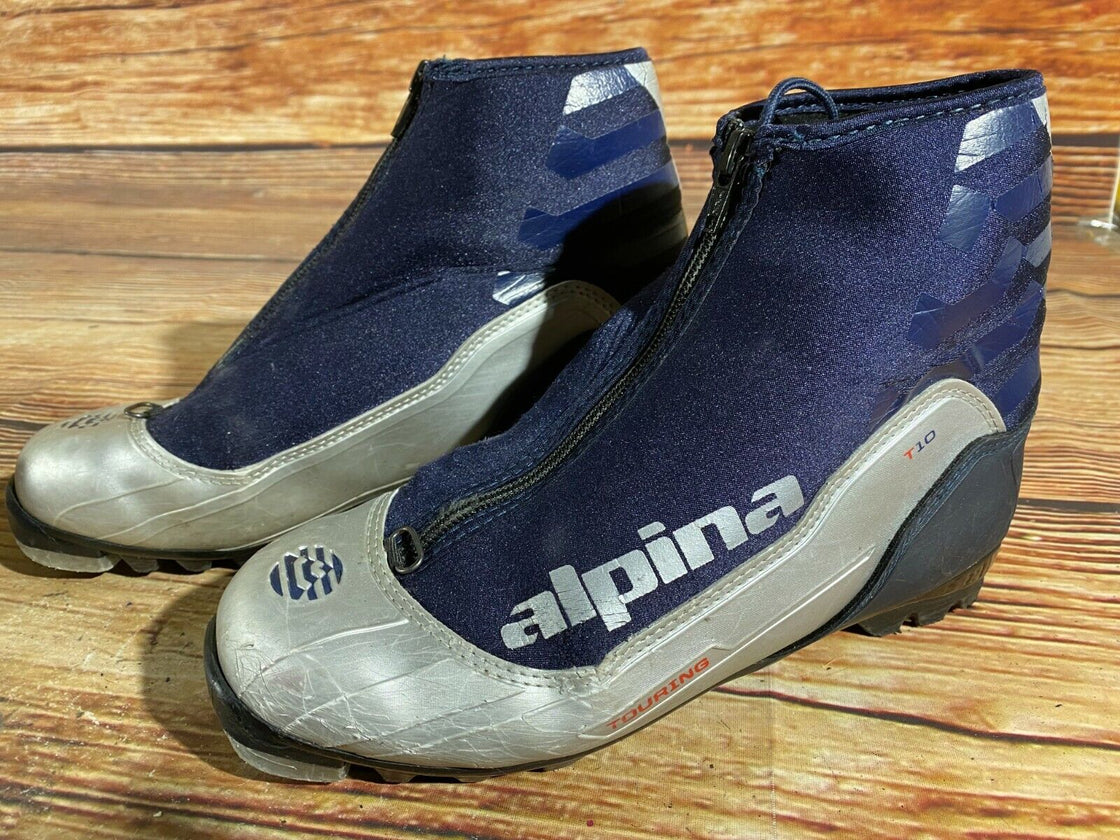Alpina T10 Nordic Cross Country Ski Boots Size EU38 US6 for NNN 692