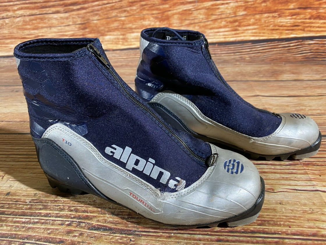 Alpina T10 Nordic Cross Country Ski Boots Size EU38 US6 for NNN 692