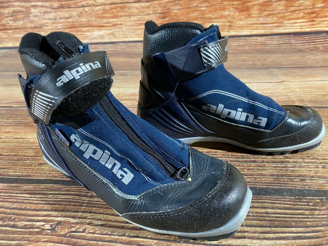 Alpina TR60 Plus Nordic Cross Country Ski Boots Size EU39 US7 for NNN 2909